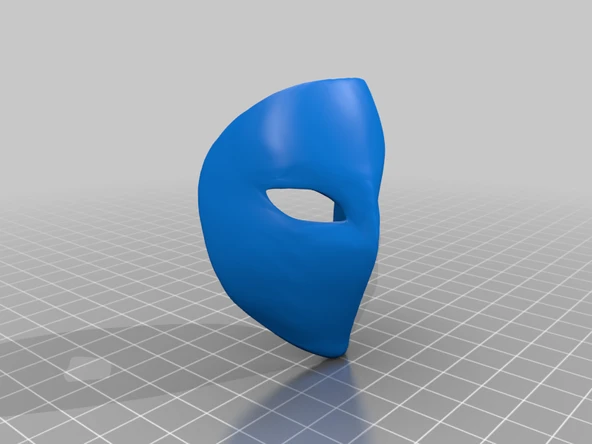 Byr Rubaxx'tan maske ama V'siz (Sadece Plastik Aparattır!!!) 3D ürün görseli