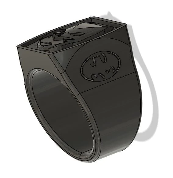 Byr Yüzük Batman (Sadece Plastik Aparattır!!!) 3D - Resim 4