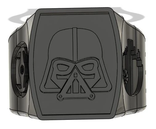 Byr Yüzük Yıldız Savaşları Darth Vader Kara Güç (Sadece Plastik Aparattır!!!) 3D ürün görseli