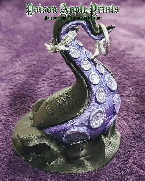 Byr Ursula'dan Esinlenen Dokunaç Yüzük Tutacağı (Sadece Plastik Aparattır!!!) 3D - Resim 4