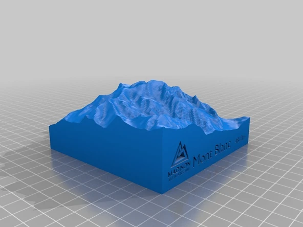 Byr Mont Blanc 10km (Plastik Aparattır!!!) 3D - 1