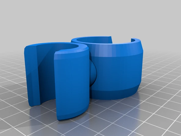 Byr Duş Başlığı Adaptörü/Tutucu - Yardımcı Hortum (Mod) (Sadece Plastik Aparattır!!!) 3D - Resim 2