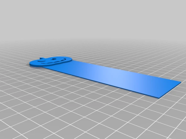 Byr Esnek Kitap Ayracı - Cadılar Bayramı Balkabağı (Sadece Plastik Aparattır!!!) 3D - 3