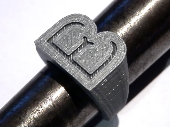 Byr Boulle Okul Yüzüğü (Plastik Aparattır!!!) 3D - 4