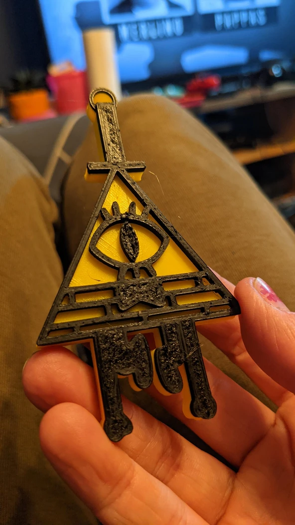 Byr Bill Cypher Kolye (Sadece Plastik Aparattır!!!) 3D - 2
