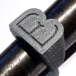 Byr Boulle Okul Yüzüğü (Plastik Aparattır!!!) 3D