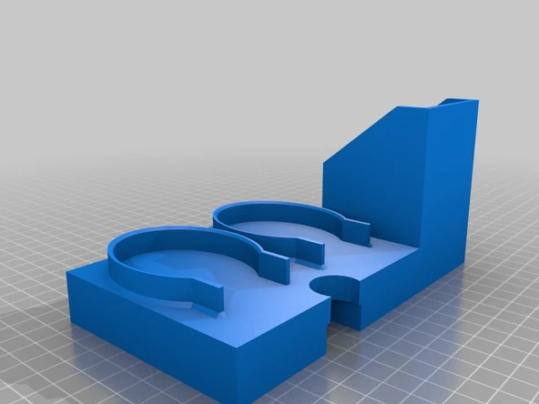 Byr Oral-B Elektrikli Diş Fırçası + Diş Macunu Çift Tutucu Depolama Rafı (Sadece Plastik Aparattır!!!) 3D