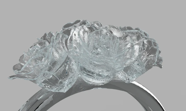 Byr Gül yüzük (Plastik Aparattır!!!) 3D - Resim 4