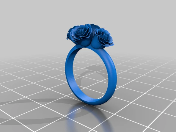 Byr Gül yüzük (Plastik Aparattır!!!) 3D - Resim 3