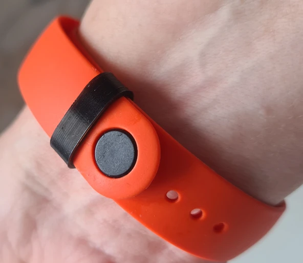 Xiaomi Mi Band 5/6/7 Amazfit Band 5 Yuvarlak Kayış Tutucu - Dar Döngü Band (Plastik Aparattır!!!)