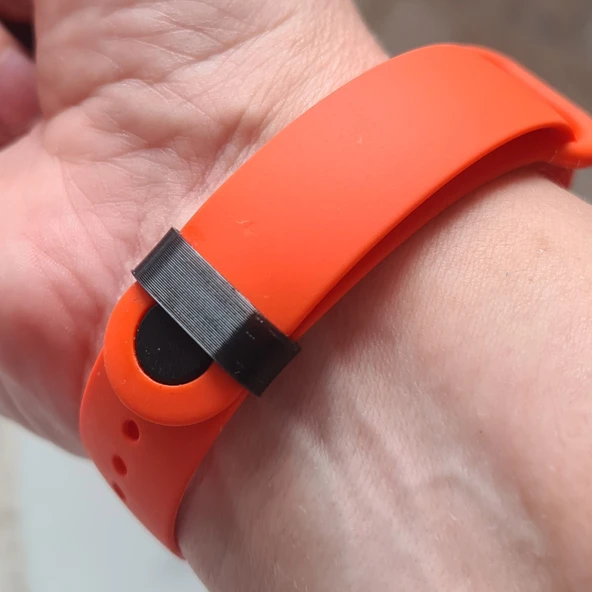 Xiaomi Mi Band 5/6/7 Amazfit Band 5 Yuvarlak Kayış Tutucu - Dar Döngü Band (Plastik Aparattır!!!) - 5