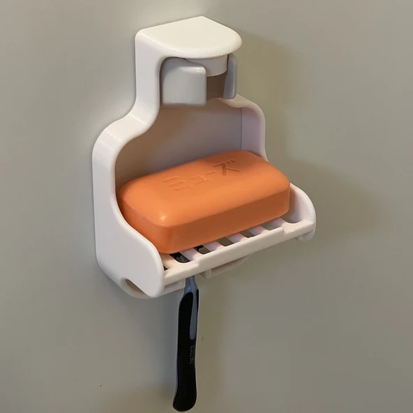 Byr duş başlığı için sabunluk (Sadece Plastik Aparattır!!!) 3D ürün görseli