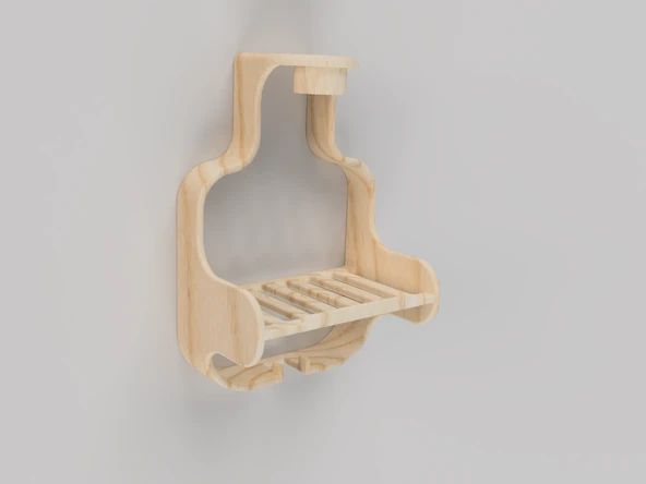 Byr duş başlığı için sabunluk (Sadece Plastik Aparattır!!!) 3D - Resim 3