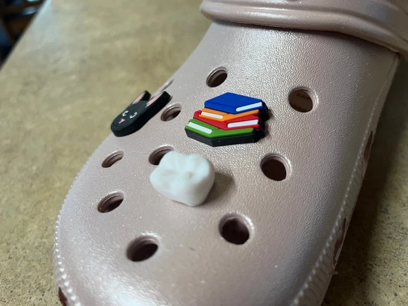 Byr Crocs için Diş Jibbitz (Plastik Aparattır!!!) 3D - 3