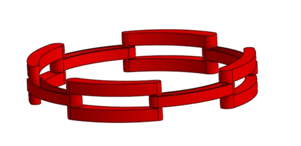 Byr Plegable bilezik (Sadece Plastik Aparattır!!!) 3D - Resim 3