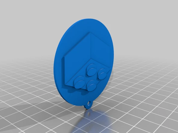 Byr Lego Tuğla anahtarlık (Plastik Aparattır!!!) 3D - 4