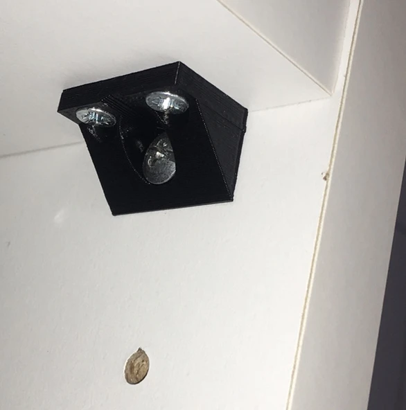 Byr Dolap rafları için vidalama parçası (Plastik Aparattır!!!) 3D - 5