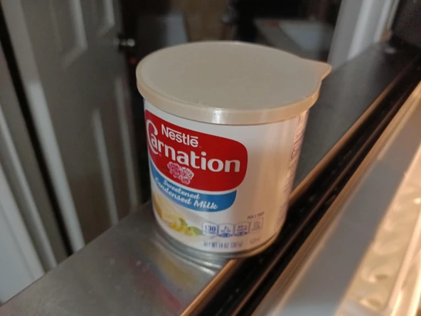 Byr Nestle yoğunlaştırılmış süt kapak dudağı, esnek filament (Sadece Plastik Aparattır!!!) 3D - 2