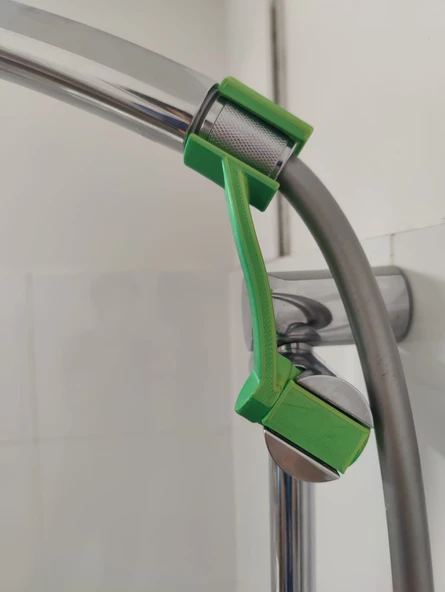 Byr Duş başlığı, uzatma, 10cm (Sadece Plastik Aparattır!!!) 3D - Resim 3