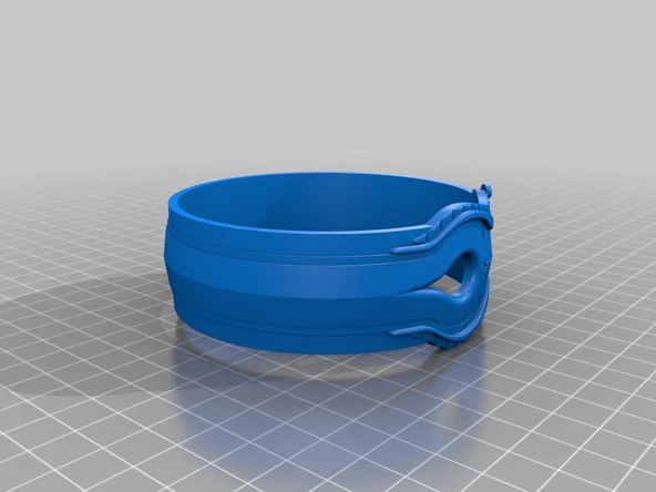 Byr Çoban Exalt'ın Bilezik - Ateş Amblemi Engage Amblem - FDM/MSLA (Sadece Plastik Aparattır!!!) 3D - Resim 4