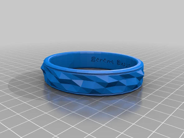 Byr Lowpoly Spike Bilezik V1 (İmzalı) - VisualBoy (Sadece Plastik Aparattır!!!) 3D - 3