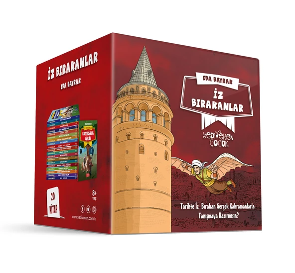 Tarihte İz Bırakanlar Seti 20 Kitap Takım 7-9 Yaş - Eda Bayrak