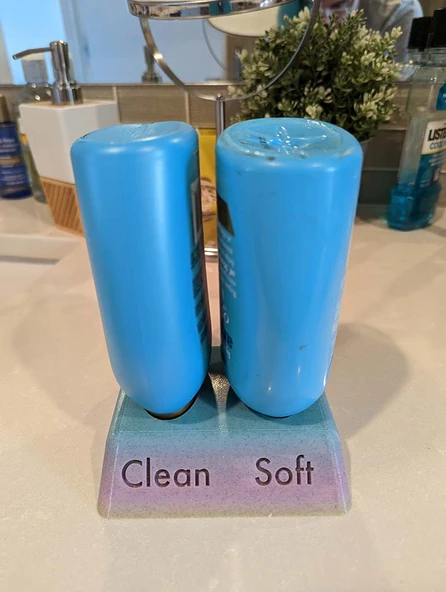 Byr OGX Şampuan ve Saç Kremi Tutucu (Sadece Plastik Aparattır!!!) 3D - 3