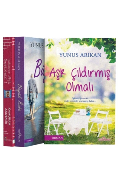 Aşk Serüveni Roman Seti - 3 Kitap Takım - Yunus Arıkan
