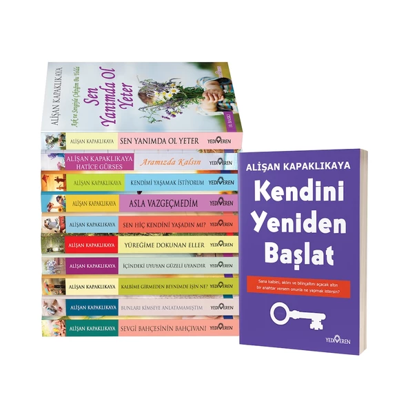 Alişan Kapaklıkaya Seti 11 Kitap Takım - Yediveren Yayınları