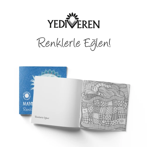Mandala Büyükler Için Boyama Seti - 3 Kitap - 3