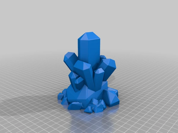 Byr Crystal Rock remiksi (çay ışığı için) (Sadece Plastik Aparattır!!!) 3D