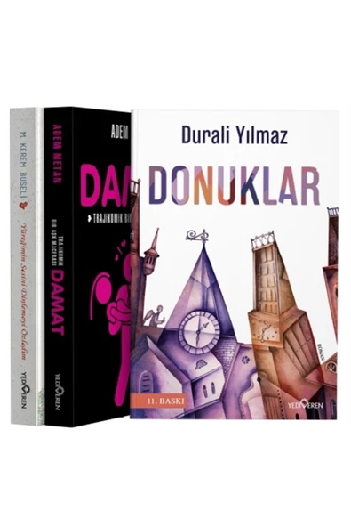 Romantik Roman Hikaye Seti 3 Kitap Takım - Yediveren Yayınları