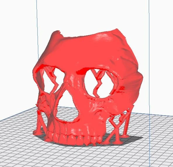 Byr Akıllı destekli Hayalet Maske (Sadece Plastik Aparattır!!!) 3D - 2
