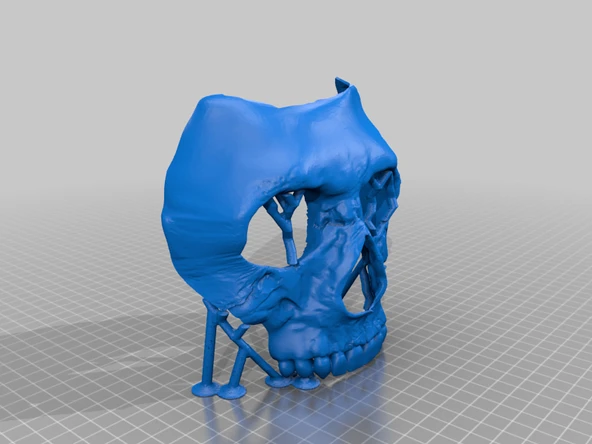 Byr Akıllı destekli Hayalet Maske (Sadece Plastik Aparattır!!!) 3D - 3