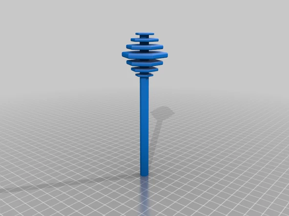 Byr Petek altıgen bal kepçe (Sadece Plastik Aparattır!!!) 3D - 1