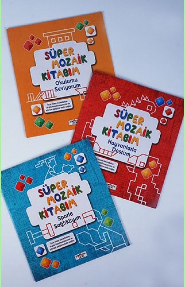 SÜPER MOZAİK KİTABIM 3 KİTAP SET 2-5 yaş