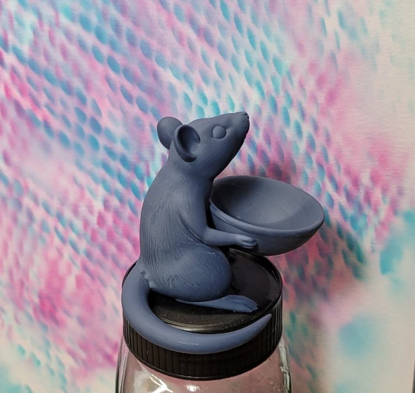 Byr Bir kase tutan fare (Sadece Plastik Aparattır!!!) 3D - 4