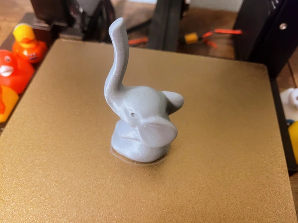 Byr Yüzük Tutucu Bebek Fil (Sadece Plastik Aparattır!!!) 3D - Resim 3
