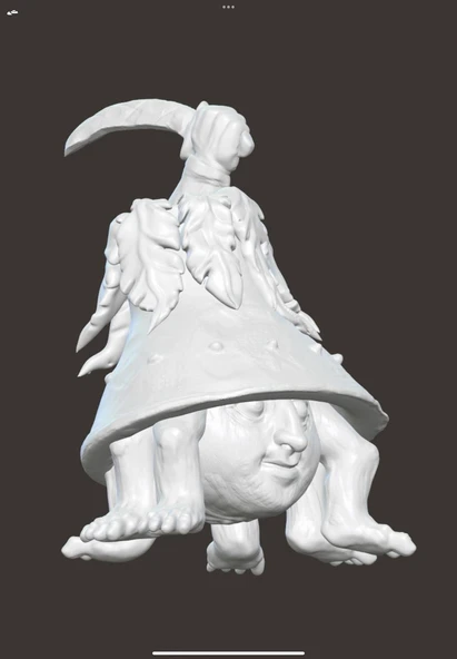 Byr Hieronymus Bosch'un tablosundan Şeytan Adam (Sadece Plastik Aparattır!!!) 3D ürün görseli