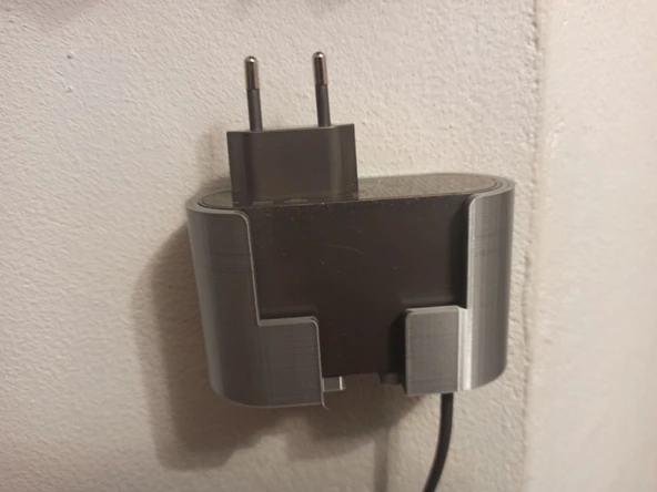 Byr Dyson V11 Şarj Cihazı Duvar Desteği (Sadece Plastik Aparattır!!!) 3D - 3