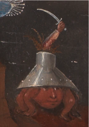 Byr Hieronymus Bosch'un tablosundan Şeytan Adam (Sadece Plastik Aparattır!!!) 3D - Resim 3