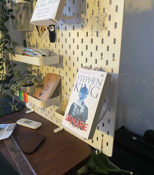 Byr IKEA Skadis için Kitap Standı (Plastik Aparattır!!!) 3D - 4
