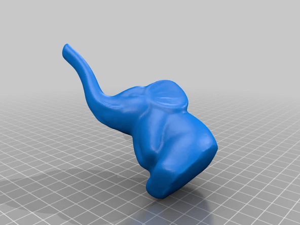 Byr Yüzük Tutucu Bebek Fil (Sadece Plastik Aparattır!!!) 3D - Resim 2