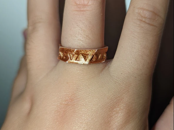 Byr Geometrik Yüzük (Plastik Aparattır!!!) 3D - Resim 3