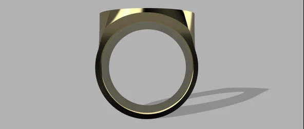 Byr Abba Mühür Yüzük 22mm (Plastik Aparattır!!!) 3D - 5
