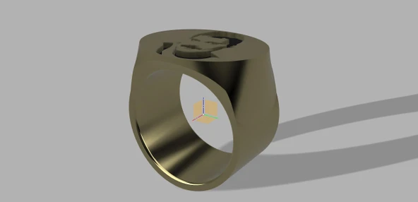 Byr Freddie Mercury Mühür Yüzük 22mm (Plastik Aparattır!!!) 3D - Resim 4