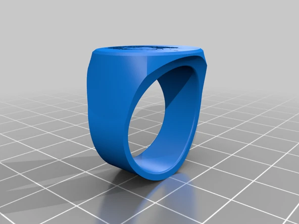 Byr Jim Morrison Mühür Yüzük 22mm (Plastik Aparattır!!!) 3D ürün görseli