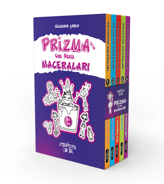 Prizma’nın Çok Şekil Maceraları Seti (5 Kitap Takım)