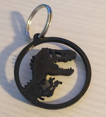 Jurassic park anahtarlığı (Plastik Aparattır!!!)