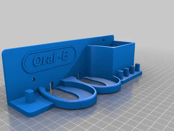 Byr Oral-B çoklu tutucu standı (Sadece Plastik Aparattır!!!) 3D